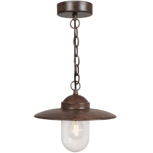 Luxembourg Outdoor Pendant Light 60W Rusty