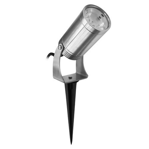 RGBW Garden Spike Spotlight 3000K 12V 15W RGB + 3000K Warm White Stainless Steel