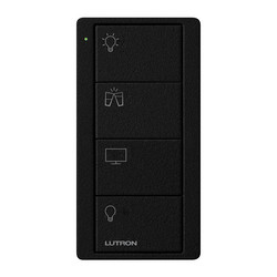 Lutron Pico Wireless 4 Button Scene Living Room Control Black