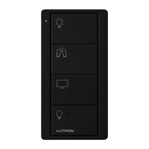 Lutron Pico Wireless 4 Button Scene Living Room Control Black