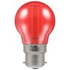 LED Filament Harlequin Round 4.5W 95lm 45mm Switching Light Bulb 4.5W Red