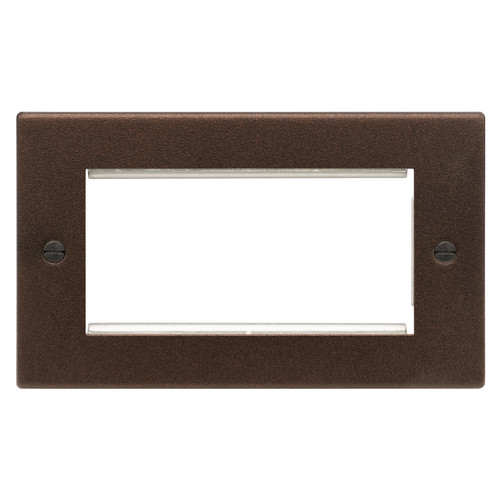 Euro Plate 4 gang Copper Bronze