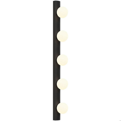 Cabaret 5 Mirror Light Matt Black 5 x 3W