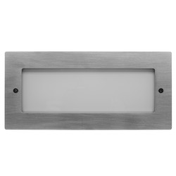 Recessed LED Brick Outdoor Light 240V Stainless Steel 7W