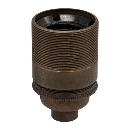 Lampholder Threaded Skirt Antique Brass ES / E27