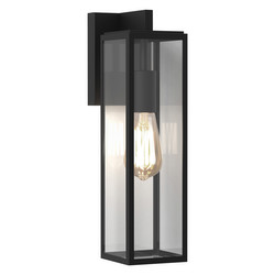 Harvard Outdoor Garden Wall Light 240V 60W Matt Black