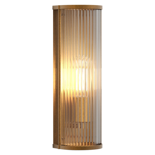 Avignon Round 375 Wall Light 12W Antique Brass