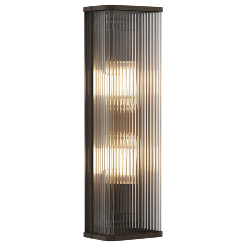 Avignon Square 500 Wall Light 2x12W Bronze