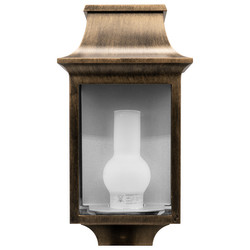 Louis Philippe 7 Outdoor Garden Lantern Wall Light 60W Gold