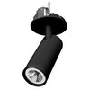 Tube Spotlight GU11 50mm Downlight Adaptor 4W Black
