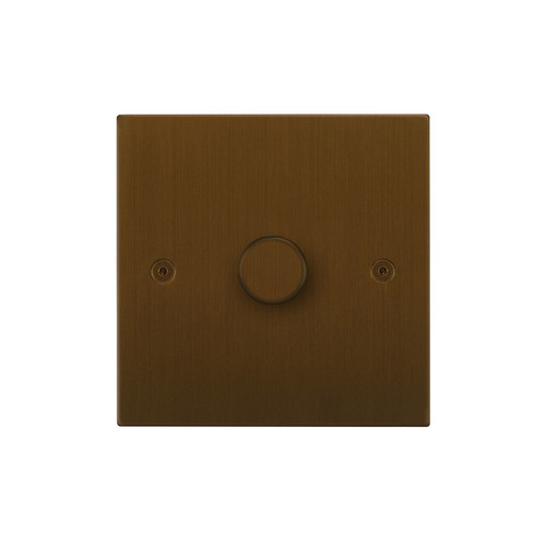 Horizon Square Dimmer Switch Multi-Dim Master 1 gang 250 watt multi-way Antique Bronze