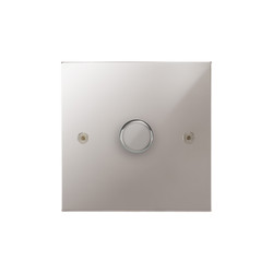 Horizon Square Dimmer Switch Multi-Dim Slave 1 gang 250 watt multi-way Polished Steel