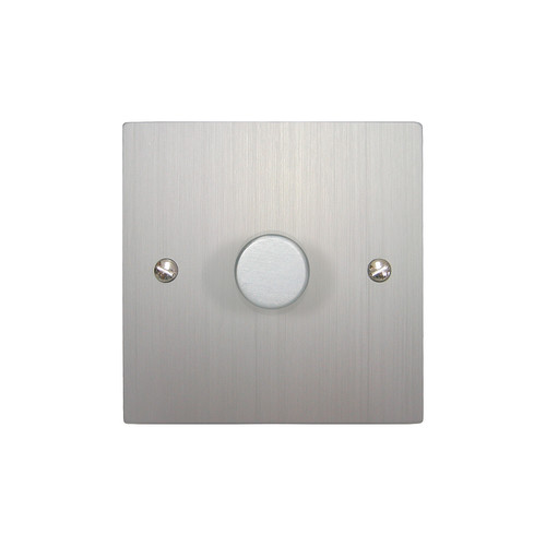 Dimmer Switch 1 gang 400 watt 2 way Aluminium