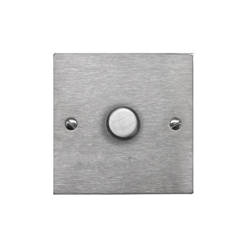 Dimmer Switch 1 gang 400 watt 2 way Satin Stainless