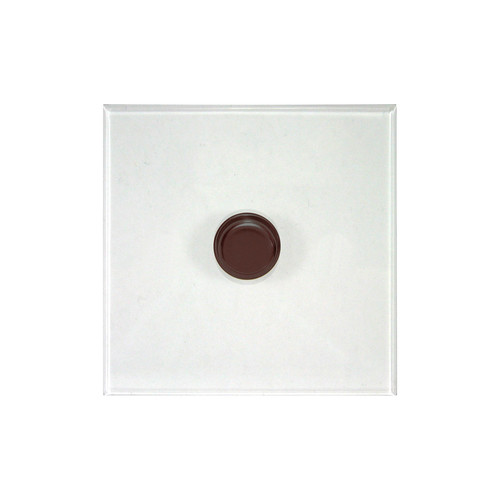Prism Dimmer Switch 1 gang dimmer switch 400 watt 2 way Antique Bronze / Clear Perspex