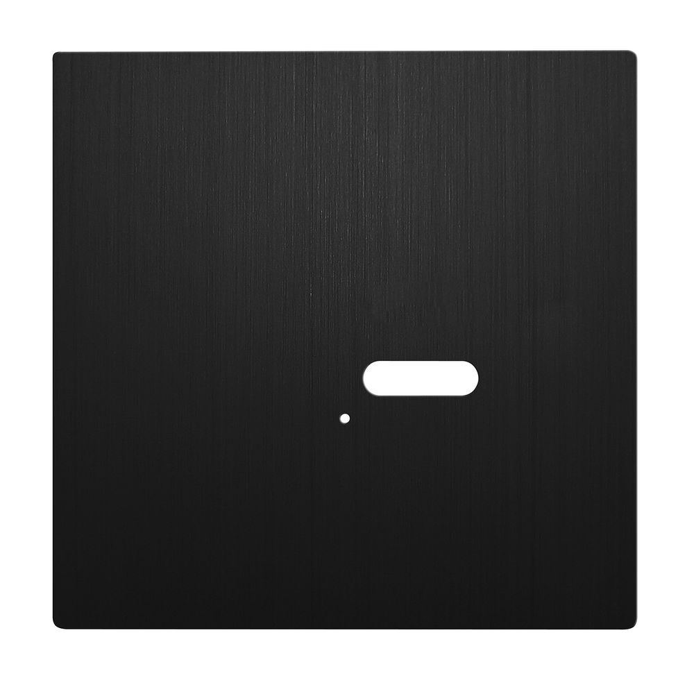 Wise Intense Black Aluminium Plate