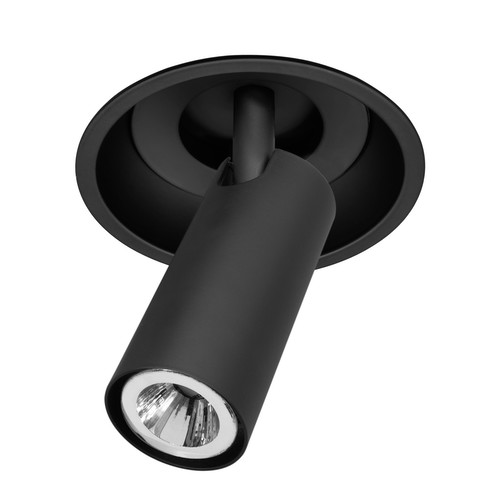 Mini Trim Adjustable Downlight Fire-Rated 240V GU11 Spotlight Black 4W