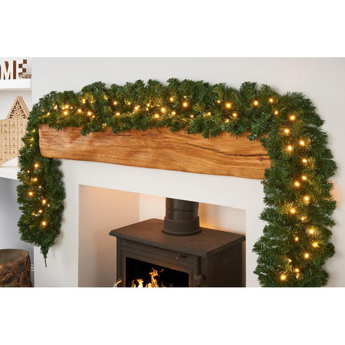 Christmas Garland Decoration 2.7M Fairy Lights 8mm Warm White 3000K / Cool White 4000K
