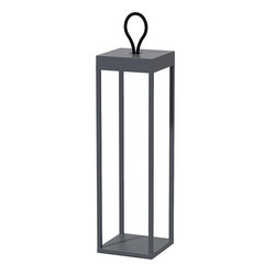 Rechargeable Portable LED Outdoor Garden Lantern Light Dark Grey 2.2W