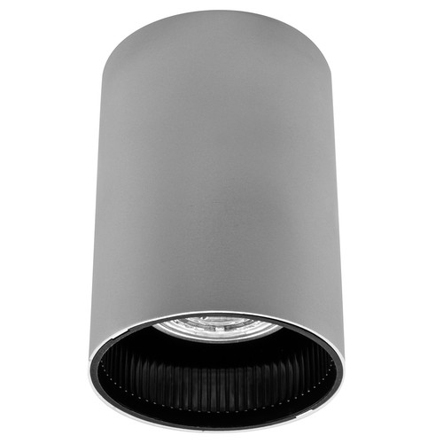 Rock Tube Spot Surface Downlight Fixed 240V 50W Silver