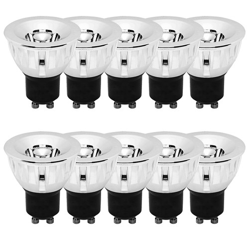 10 x Reality Retro GU10 LED 5W 500lm Dimmable 45° 2700K Warm White