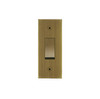 Horizon Square Architrave Switch 1 gang rocker Antique Brass