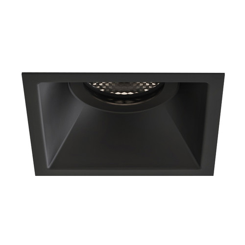 Minima Fixed Square Fire-Rated Downlight IP65 GU10 240V 6W Black