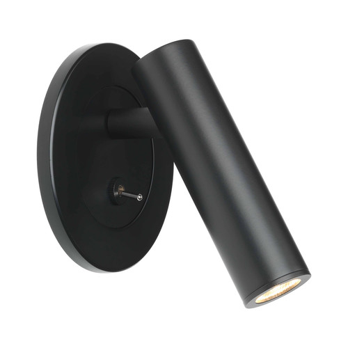 Enna Recess LED Wall Light Black 3.9W