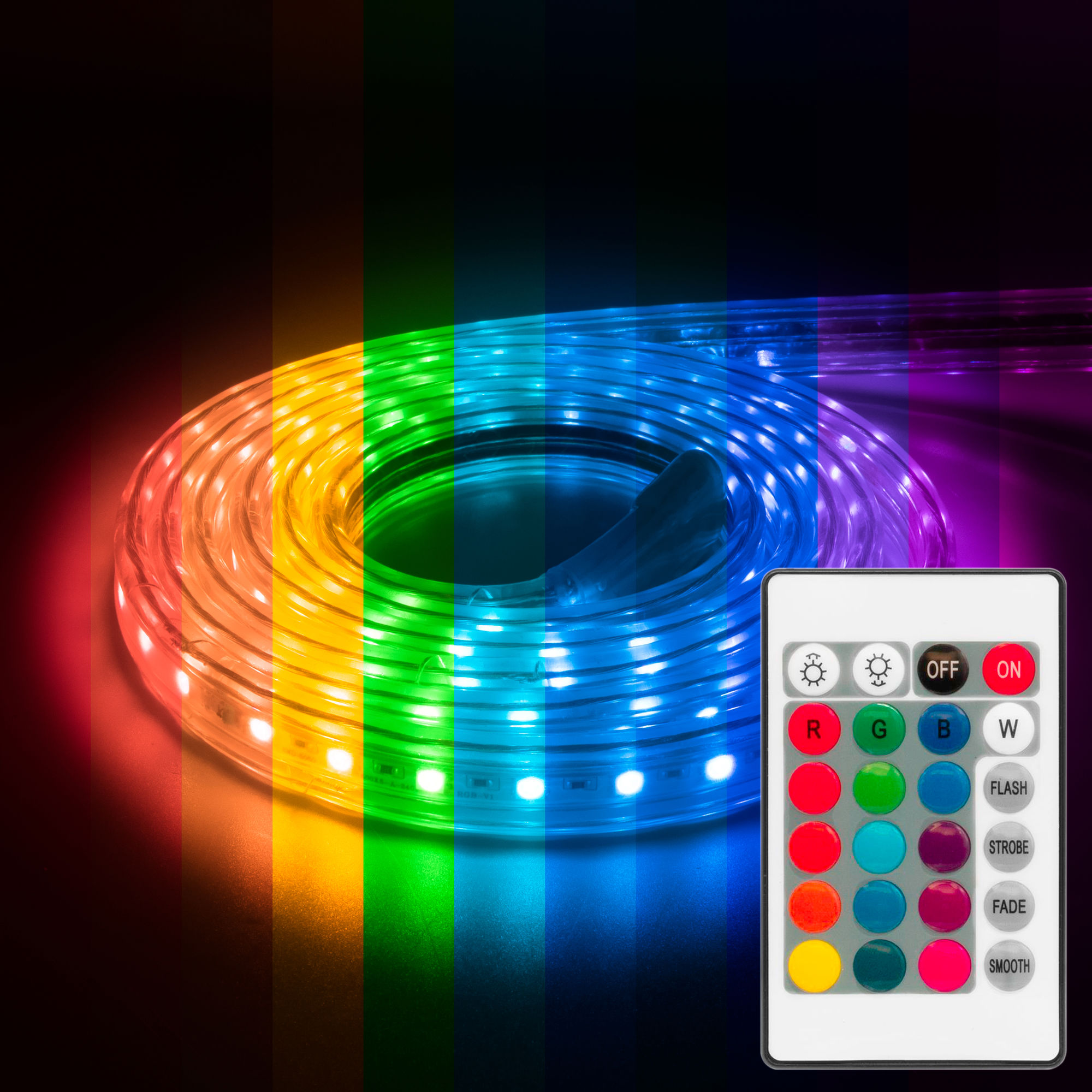 LED Tape 240V V3 RGB 50m Kit 450W RGB Mr Resistor Lighting