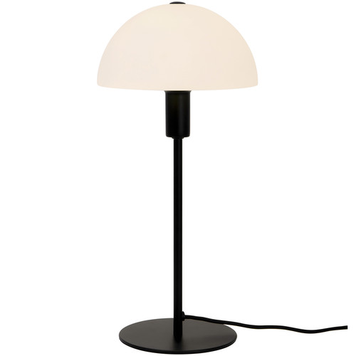 Ellen 20 Table Lamp 40W Opal/Black