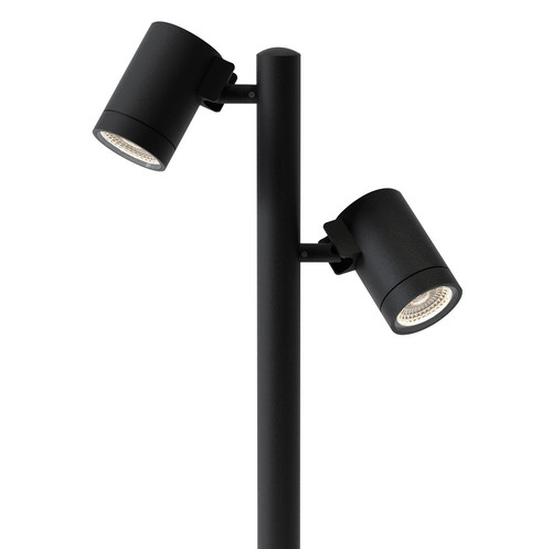Bayville Outdoor Garden Spike Light 900 Twin 240V 16.4W Textured Black