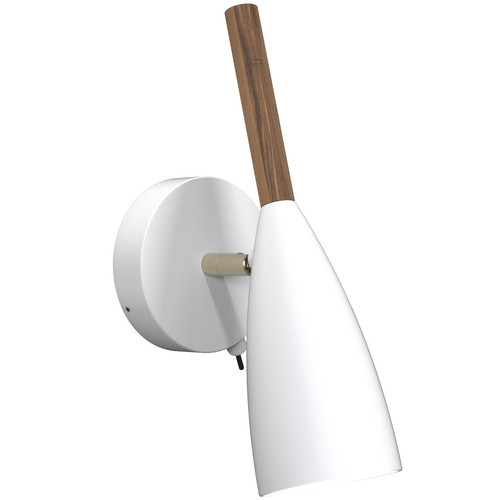 Pure 10 On/Off Switch Adjustable Wall light 8W White