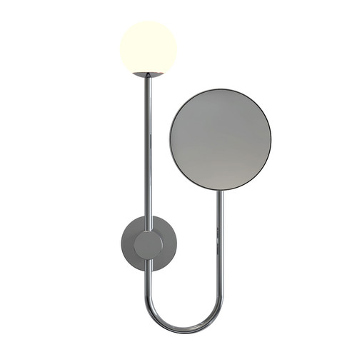 Orb Wall Mirror Light 240V Polished Chrome 3W
