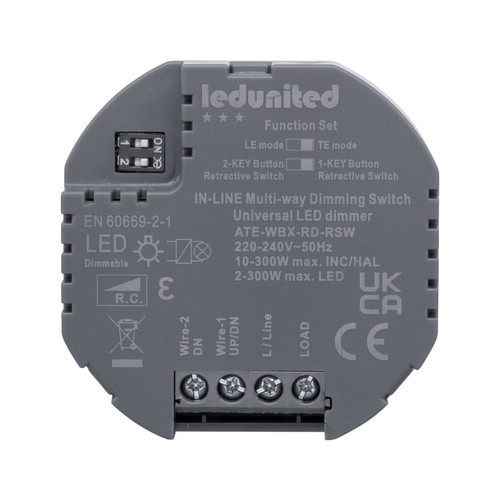 In-Line Multi Way Universal LED Dimmer 3-100W