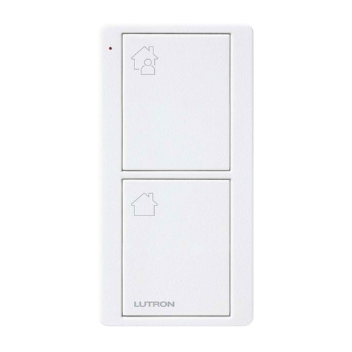 Lutron Pico Wireless 2 Button Scene Home and Away Control White
