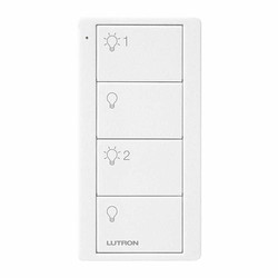 Lutron Pico Wireless 4 Button 2 Group Lights Controls White