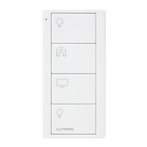 Lutron Pico Wireless 4 Button Scene Living Room Control White
