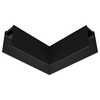 Slim Duet System Surface Horizontal Corner Black 169mm
