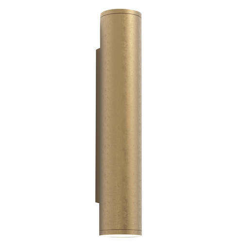 Ava 400 Up and Down Exterior Light Coastal Brass 12W