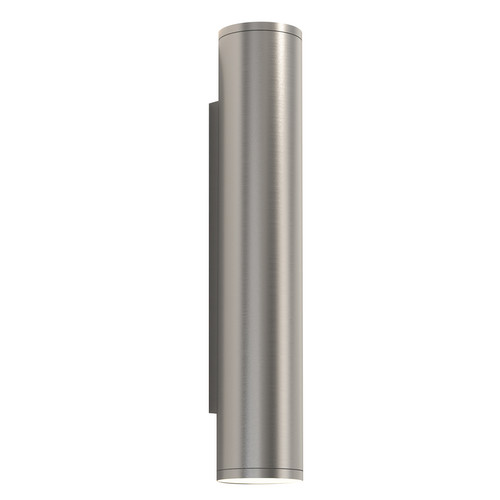 Ava 400 Up and Down Exterior Light Brushed Stainless Steel 12W