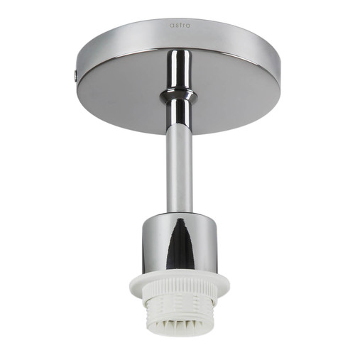 Semi Flush Ceiling Light 60W Polished Chrome