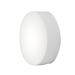 Kea 250 Round Bathroom Wall Light Textured White 12.6W