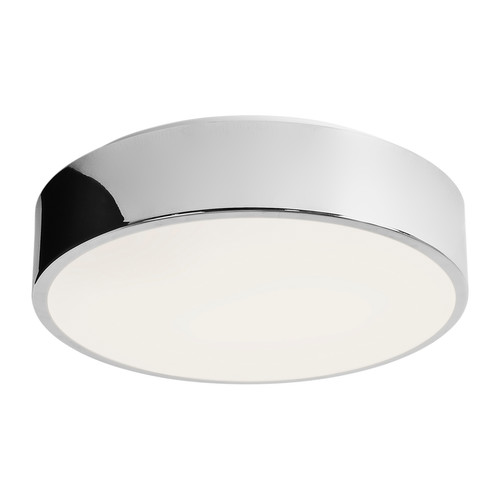 Mallon LED Ceiling Light IP44 Selectable CCT 15.3W 2700K Warm White - 4000K Cool White Polished Chrome