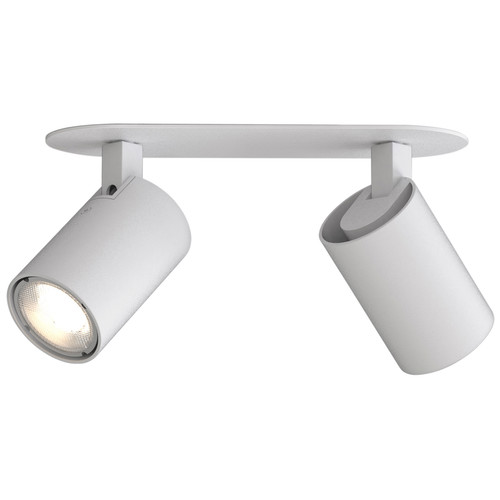 Ascoli Twin Recessed Spotlight 240V 50W Textured White