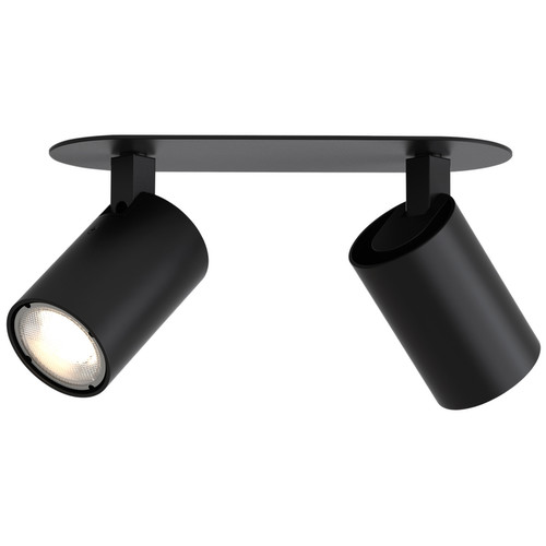 Ascoli Twin Recessed Spotlight 240V 50W Matt Black