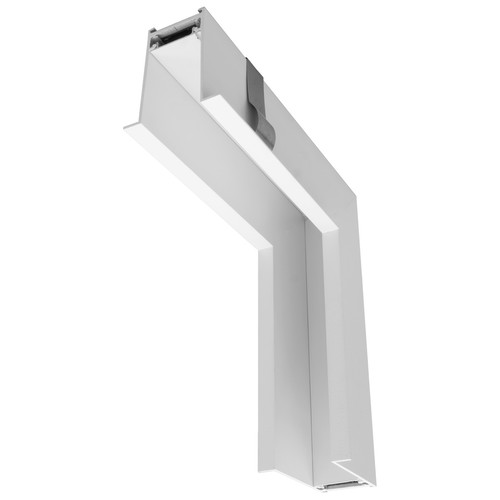 Slim Duet System Trimmed Recessed Vertical Corner White 150mm