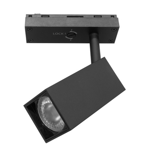Slim Duet System LED Cube Spotlight 35° S2 24V Black 6.4W 3000K Warm White