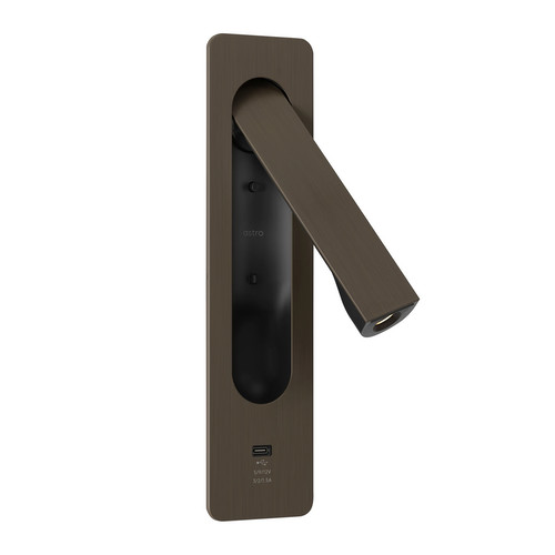 Keta LED USB-C  Bedside Wall Light 240V 3.2W Bronze