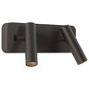 Enna Twin Surface LED Switched Wall Light Bronze 6.6W