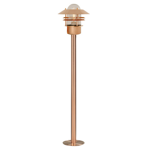 Blokhus Outdoor Garden Bollard Light 240V 60W Copper